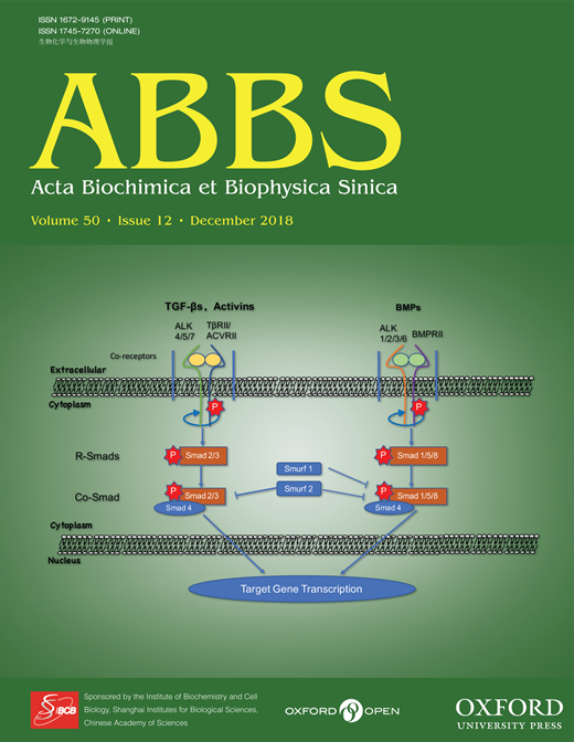 ACTA BIOCHIMICA ET BIOPHYSICA SINICA